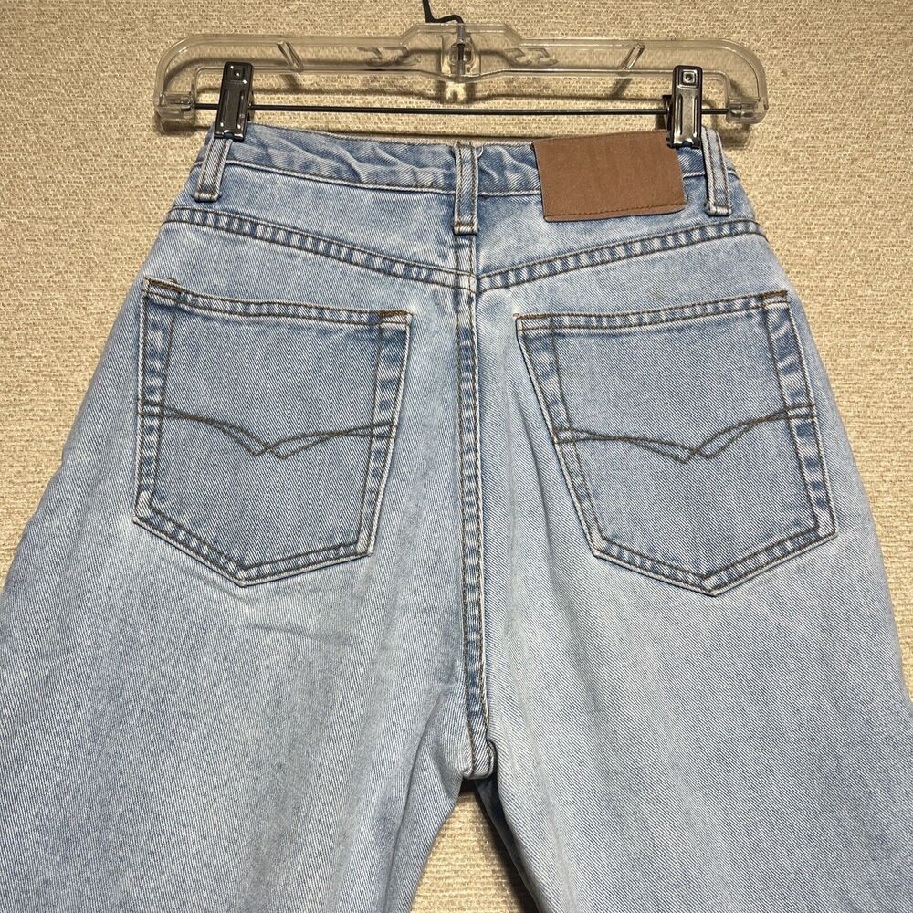 B.U.M. Equipment Jeans Vintage 90s Tapered Women’s Size 7 High Rise Rare Light